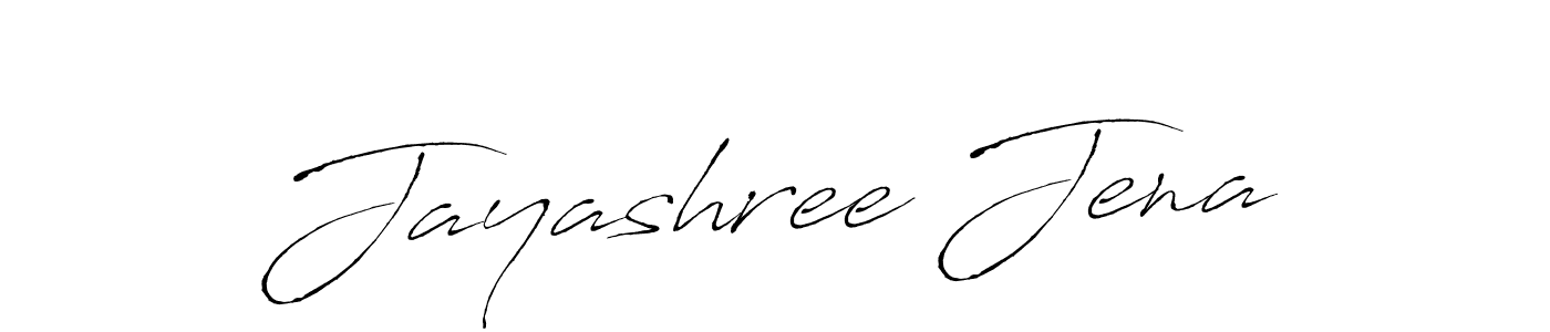 Design your own signature with our free online signature maker. With this signature software, you can create a handwritten (Antro_Vectra) signature for name Jayashree Jena. Jayashree Jena signature style 6 images and pictures png