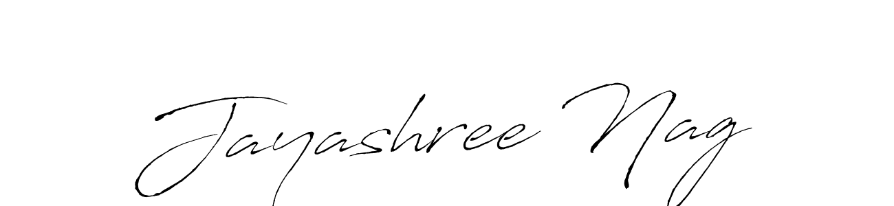 Make a beautiful signature design for name Jayashree Nag. With this signature (Antro_Vectra) style, you can create a handwritten signature for free. Jayashree Nag signature style 6 images and pictures png