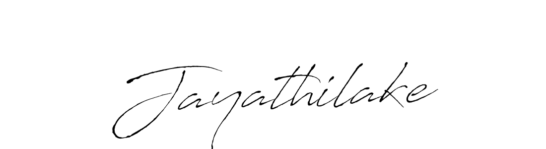 How to make Jayathilake signature? Antro_Vectra is a professional autograph style. Create handwritten signature for Jayathilake name. Jayathilake signature style 6 images and pictures png