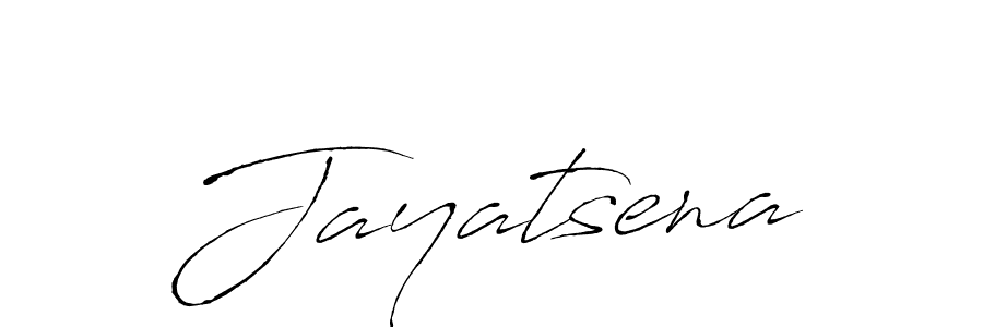 Jayatsena stylish signature style. Best Handwritten Sign (Antro_Vectra) for my name. Handwritten Signature Collection Ideas for my name Jayatsena. Jayatsena signature style 6 images and pictures png