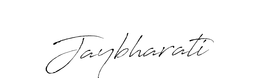 Use a signature maker to create a handwritten signature online. With this signature software, you can design (Antro_Vectra) your own signature for name Jaybharati. Jaybharati signature style 6 images and pictures png