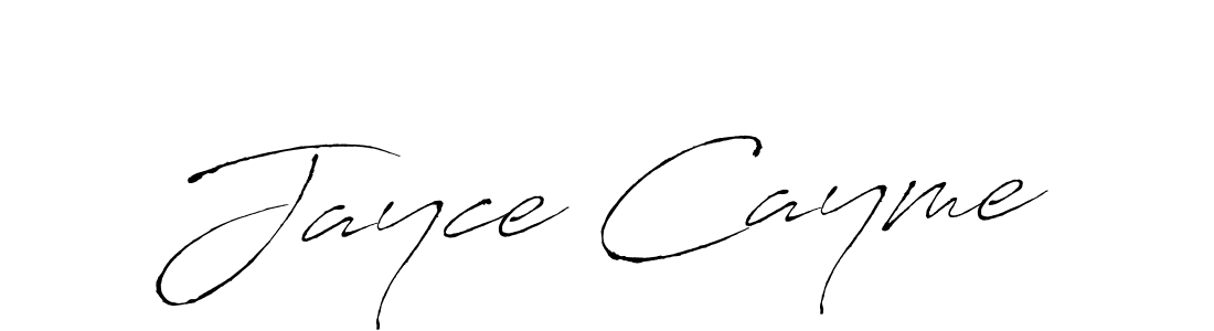 Design your own signature with our free online signature maker. With this signature software, you can create a handwritten (Antro_Vectra) signature for name Jayce Cayme. Jayce Cayme signature style 6 images and pictures png