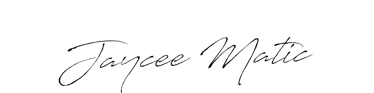 Similarly Antro_Vectra is the best handwritten signature design. Signature creator online .You can use it as an online autograph creator for name Jaycee Matic. Jaycee Matic signature style 6 images and pictures png