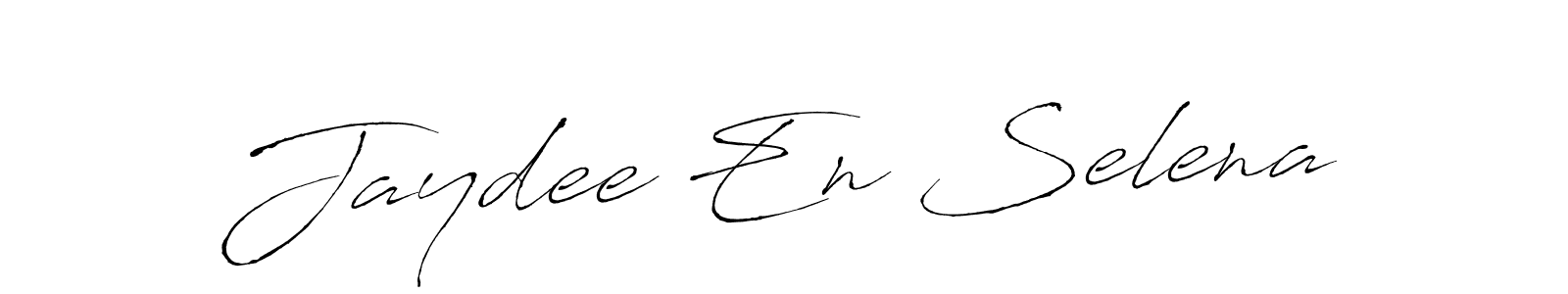 Once you've used our free online signature maker to create your best signature Antro_Vectra style, it's time to enjoy all of the benefits that Jaydee En Selena name signing documents. Jaydee En Selena signature style 6 images and pictures png