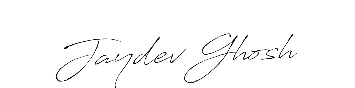 Design your own signature with our free online signature maker. With this signature software, you can create a handwritten (Antro_Vectra) signature for name Jaydev Ghosh. Jaydev Ghosh signature style 6 images and pictures png