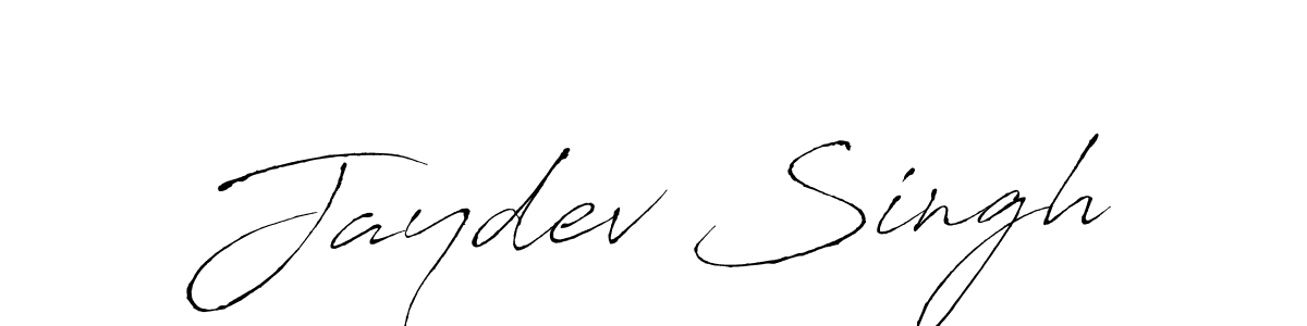How to make Jaydev Singh signature? Antro_Vectra is a professional autograph style. Create handwritten signature for Jaydev Singh name. Jaydev Singh signature style 6 images and pictures png