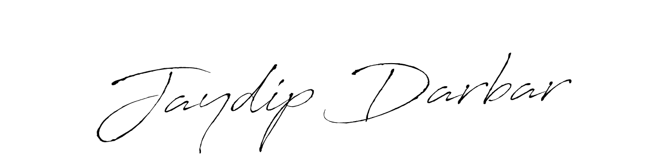 How to make Jaydip Darbar name signature. Use Antro_Vectra style for creating short signs online. This is the latest handwritten sign. Jaydip Darbar signature style 6 images and pictures png