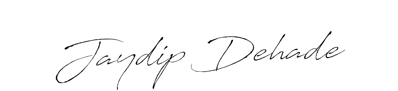 How to make Jaydip Dehade signature? Antro_Vectra is a professional autograph style. Create handwritten signature for Jaydip Dehade name. Jaydip Dehade signature style 6 images and pictures png