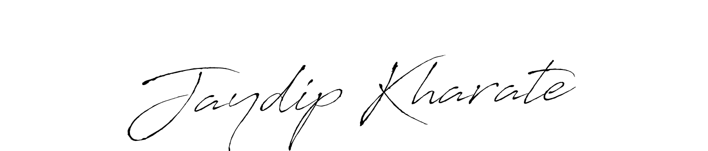 Make a beautiful signature design for name Jaydip Kharate. With this signature (Antro_Vectra) style, you can create a handwritten signature for free. Jaydip Kharate signature style 6 images and pictures png