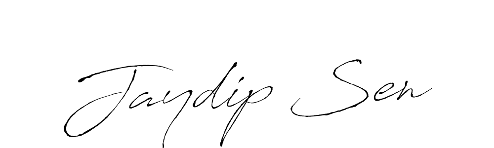 The best way (Antro_Vectra) to make a short signature is to pick only two or three words in your name. The name Jaydip Sen include a total of six letters. For converting this name. Jaydip Sen signature style 6 images and pictures png