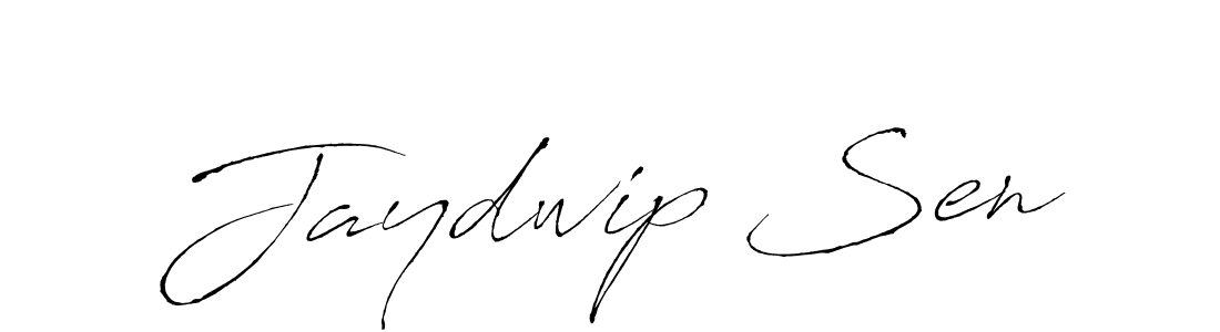 How to make Jaydwip Sen signature? Antro_Vectra is a professional autograph style. Create handwritten signature for Jaydwip Sen name. Jaydwip Sen signature style 6 images and pictures png