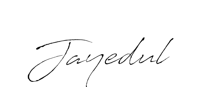 How to make Jayedul signature? Antro_Vectra is a professional autograph style. Create handwritten signature for Jayedul name. Jayedul signature style 6 images and pictures png