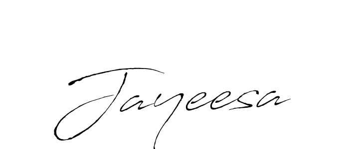 Create a beautiful signature design for name Jayeesa. With this signature (Antro_Vectra) fonts, you can make a handwritten signature for free. Jayeesa signature style 6 images and pictures png