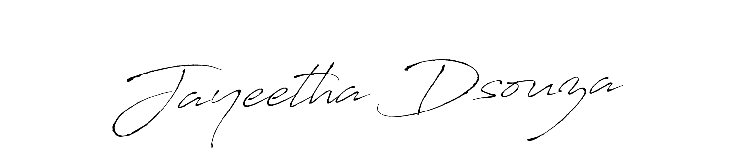 Also You can easily find your signature by using the search form. We will create Jayeetha Dsouza name handwritten signature images for you free of cost using Antro_Vectra sign style. Jayeetha Dsouza signature style 6 images and pictures png