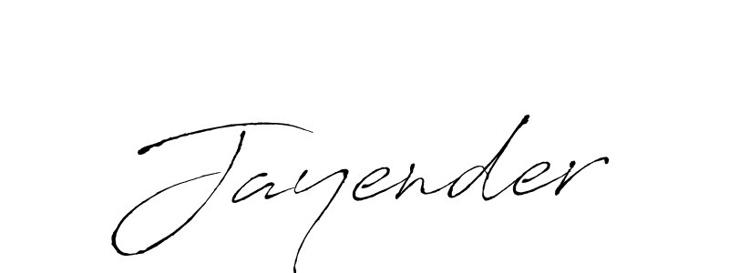 Make a beautiful signature design for name Jayender. With this signature (Antro_Vectra) style, you can create a handwritten signature for free. Jayender signature style 6 images and pictures png
