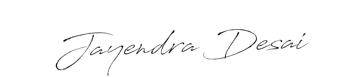 Use a signature maker to create a handwritten signature online. With this signature software, you can design (Antro_Vectra) your own signature for name Jayendra Desai. Jayendra Desai signature style 6 images and pictures png