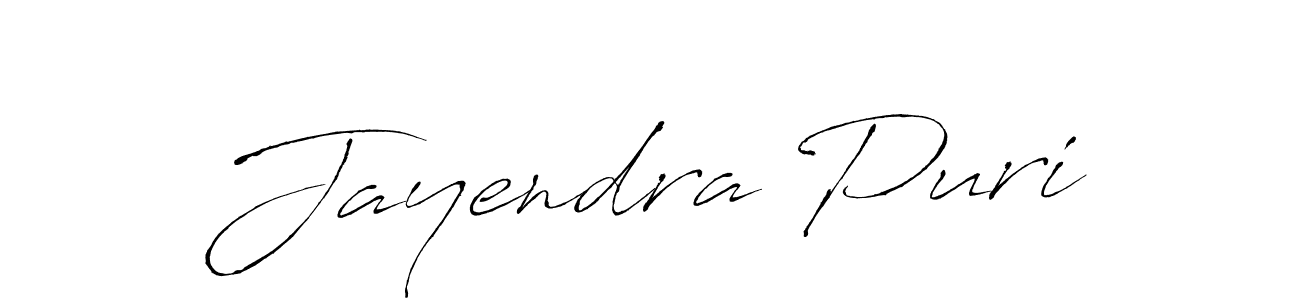 Make a beautiful signature design for name Jayendra Puri. With this signature (Antro_Vectra) style, you can create a handwritten signature for free. Jayendra Puri signature style 6 images and pictures png