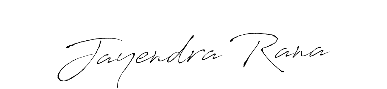 Create a beautiful signature design for name Jayendra Rana. With this signature (Antro_Vectra) fonts, you can make a handwritten signature for free. Jayendra Rana signature style 6 images and pictures png