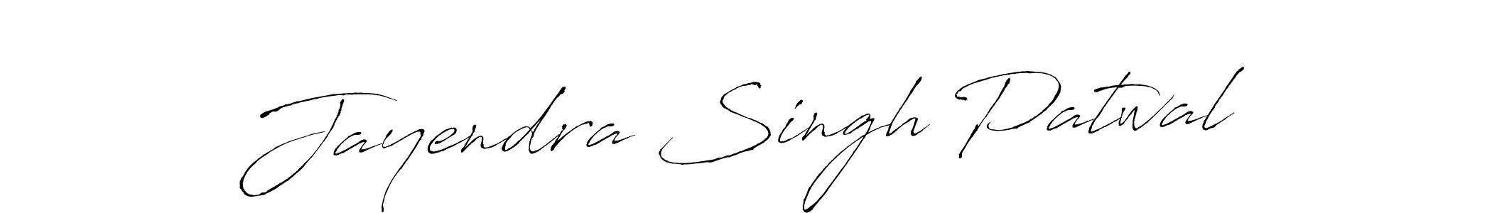 Create a beautiful signature design for name Jayendra Singh Patwal. With this signature (Antro_Vectra) fonts, you can make a handwritten signature for free. Jayendra Singh Patwal signature style 6 images and pictures png