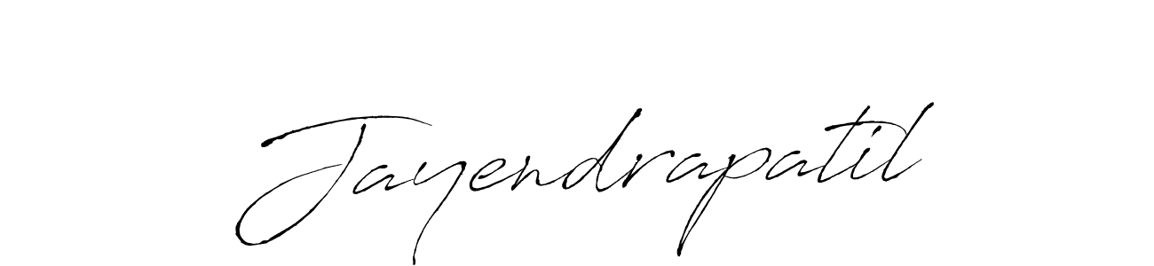 Make a beautiful signature design for name Jayendrapatil. With this signature (Antro_Vectra) style, you can create a handwritten signature for free. Jayendrapatil signature style 6 images and pictures png