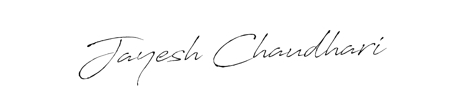 Jayesh Chaudhari stylish signature style. Best Handwritten Sign (Antro_Vectra) for my name. Handwritten Signature Collection Ideas for my name Jayesh Chaudhari. Jayesh Chaudhari signature style 6 images and pictures png