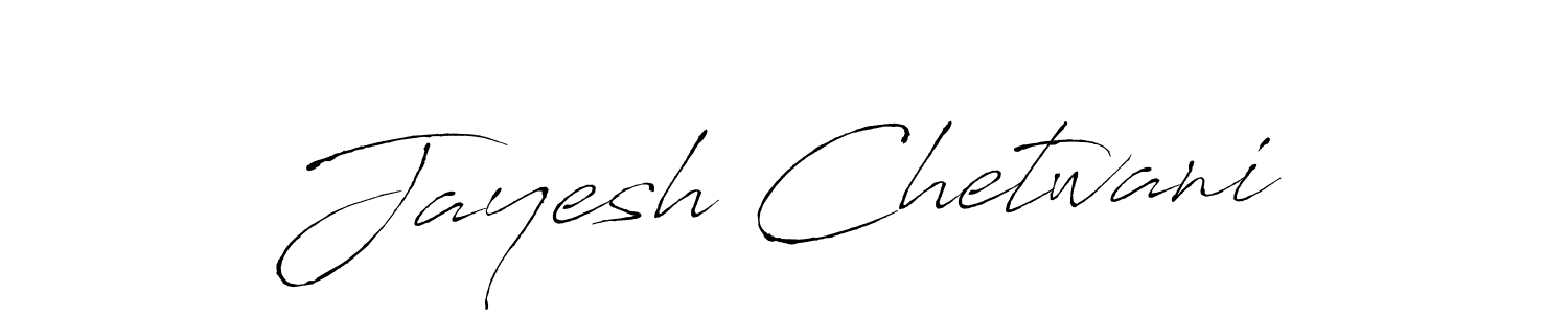 Antro_Vectra is a professional signature style that is perfect for those who want to add a touch of class to their signature. It is also a great choice for those who want to make their signature more unique. Get Jayesh Chetwani name to fancy signature for free. Jayesh Chetwani signature style 6 images and pictures png