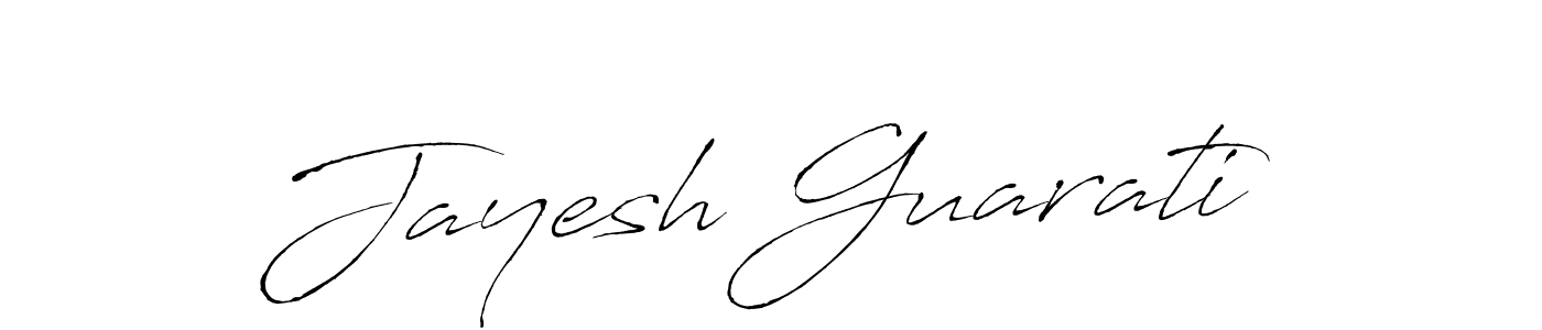 Jayesh Guarati stylish signature style. Best Handwritten Sign (Antro_Vectra) for my name. Handwritten Signature Collection Ideas for my name Jayesh Guarati. Jayesh Guarati signature style 6 images and pictures png