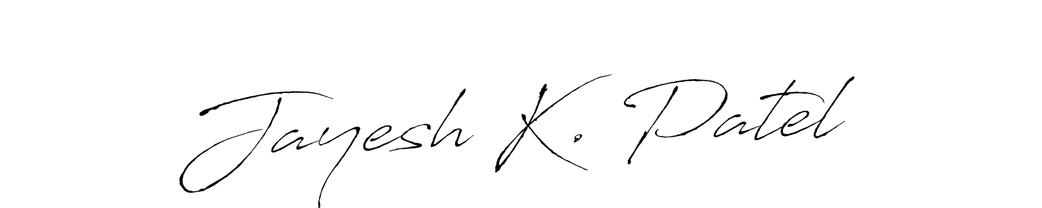 How to make Jayesh K. Patel signature? Antro_Vectra is a professional autograph style. Create handwritten signature for Jayesh K. Patel name. Jayesh K. Patel signature style 6 images and pictures png