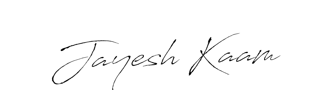 Create a beautiful signature design for name Jayesh Kaam. With this signature (Antro_Vectra) fonts, you can make a handwritten signature for free. Jayesh Kaam signature style 6 images and pictures png
