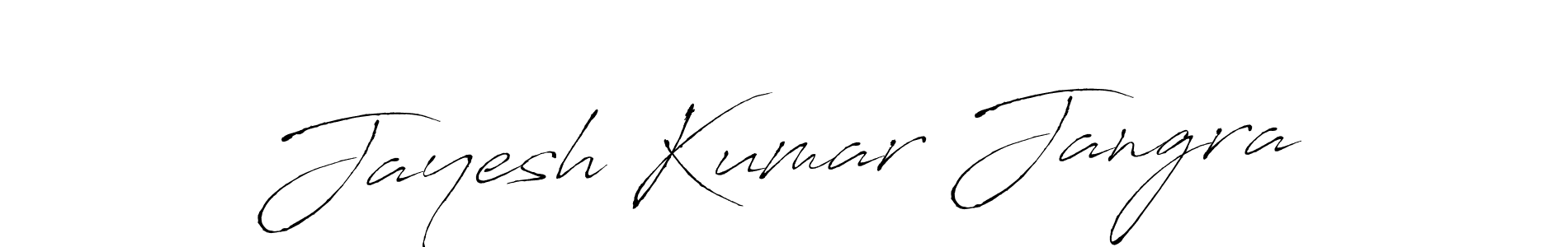 Jayesh Kumar Jangra stylish signature style. Best Handwritten Sign (Antro_Vectra) for my name. Handwritten Signature Collection Ideas for my name Jayesh Kumar Jangra. Jayesh Kumar Jangra signature style 6 images and pictures png