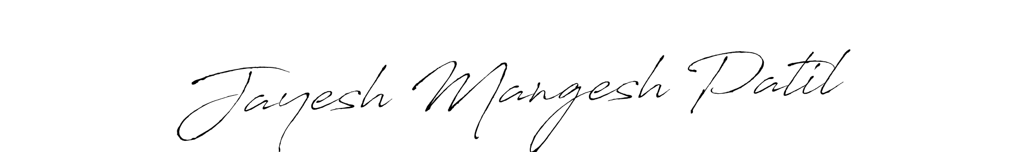 Design your own signature with our free online signature maker. With this signature software, you can create a handwritten (Antro_Vectra) signature for name Jayesh Mangesh Patil. Jayesh Mangesh Patil signature style 6 images and pictures png