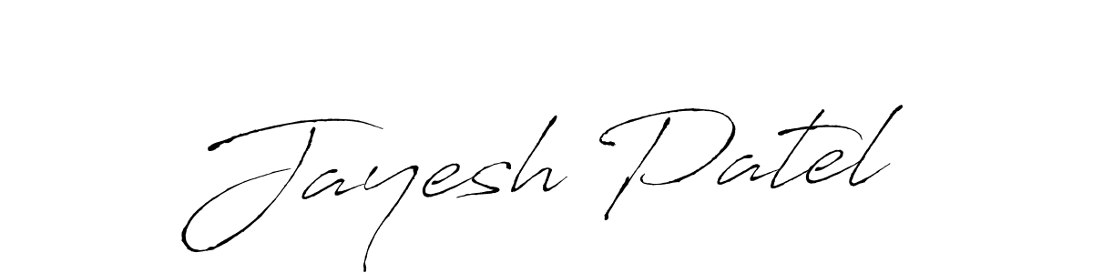 Create a beautiful signature design for name Jayesh Patel. With this signature (Antro_Vectra) fonts, you can make a handwritten signature for free. Jayesh Patel signature style 6 images and pictures png