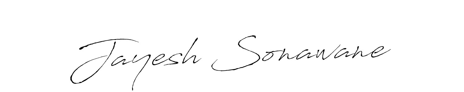 Create a beautiful signature design for name Jayesh Sonawane. With this signature (Antro_Vectra) fonts, you can make a handwritten signature for free. Jayesh Sonawane signature style 6 images and pictures png
