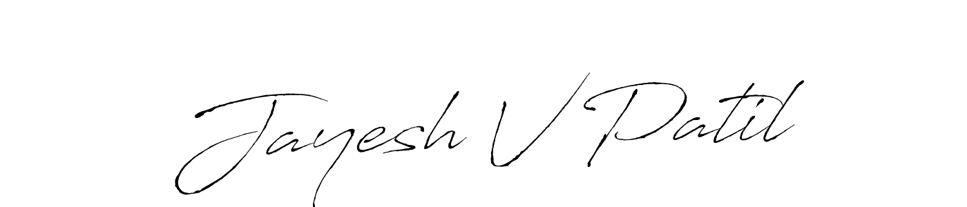 The best way (Antro_Vectra) to make a short signature is to pick only two or three words in your name. The name Jayesh V Patil include a total of six letters. For converting this name. Jayesh V Patil signature style 6 images and pictures png