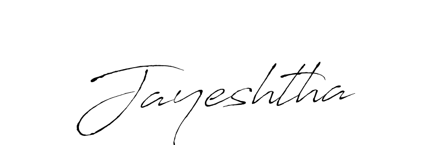 Design your own signature with our free online signature maker. With this signature software, you can create a handwritten (Antro_Vectra) signature for name Jayeshtha. Jayeshtha signature style 6 images and pictures png