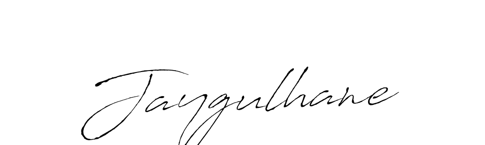 Use a signature maker to create a handwritten signature online. With this signature software, you can design (Antro_Vectra) your own signature for name Jaygulhane. Jaygulhane signature style 6 images and pictures png