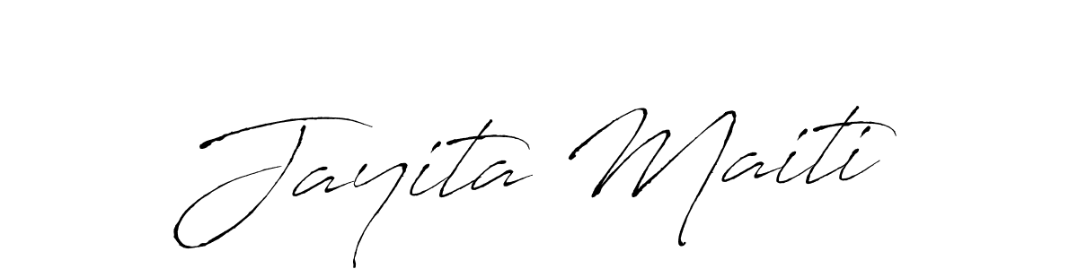The best way (Antro_Vectra) to make a short signature is to pick only two or three words in your name. The name Jayita Maiti include a total of six letters. For converting this name. Jayita Maiti signature style 6 images and pictures png