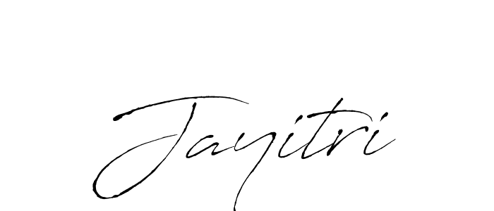 How to make Jayitri signature? Antro_Vectra is a professional autograph style. Create handwritten signature for Jayitri name. Jayitri signature style 6 images and pictures png