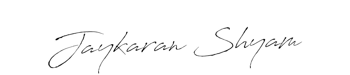 You should practise on your own different ways (Antro_Vectra) to write your name (Jaykaran Shyam) in signature. don't let someone else do it for you. Jaykaran Shyam signature style 6 images and pictures png