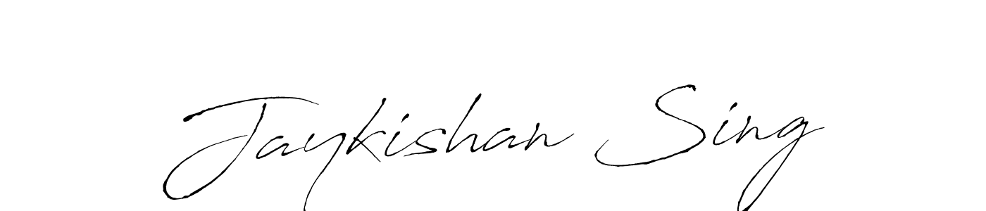 Jaykishan Sing stylish signature style. Best Handwritten Sign (Antro_Vectra) for my name. Handwritten Signature Collection Ideas for my name Jaykishan Sing. Jaykishan Sing signature style 6 images and pictures png
