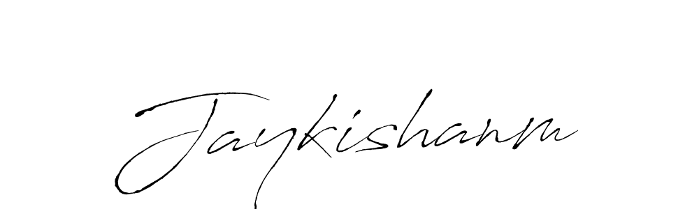 Design your own signature with our free online signature maker. With this signature software, you can create a handwritten (Antro_Vectra) signature for name Jaykishanm. Jaykishanm signature style 6 images and pictures png