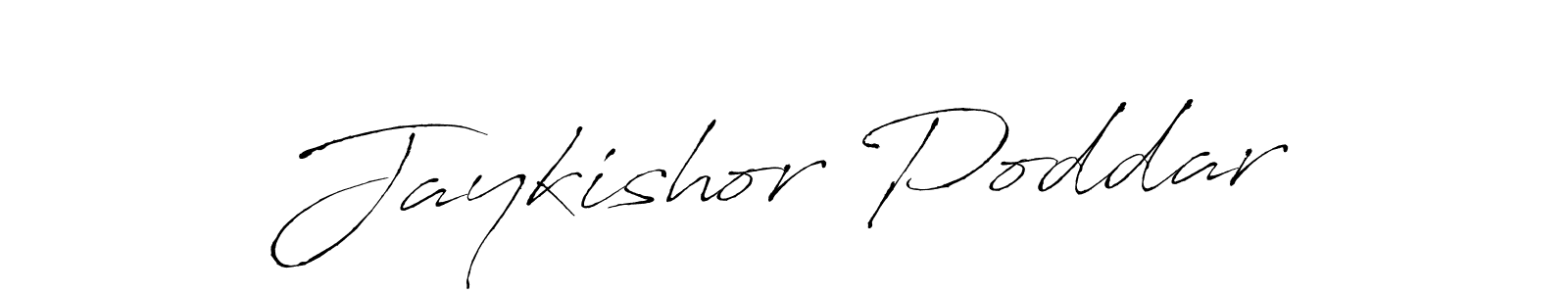 Design your own signature with our free online signature maker. With this signature software, you can create a handwritten (Antro_Vectra) signature for name Jaykishor Poddar. Jaykishor Poddar signature style 6 images and pictures png