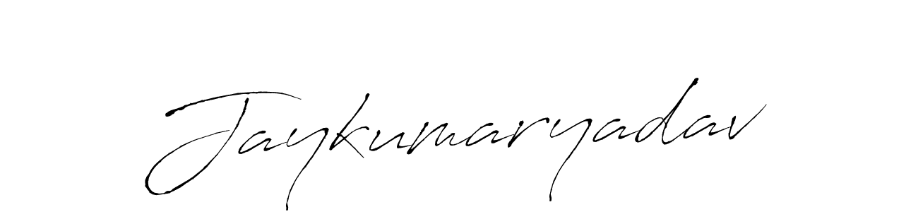 Make a beautiful signature design for name Jaykumaryadav. With this signature (Antro_Vectra) style, you can create a handwritten signature for free. Jaykumaryadav signature style 6 images and pictures png