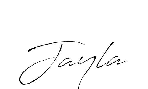 Use a signature maker to create a handwritten signature online. With this signature software, you can design (Antro_Vectra) your own signature for name Jayla. Jayla signature style 6 images and pictures png