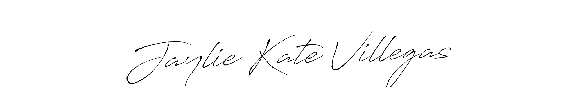 Design your own signature with our free online signature maker. With this signature software, you can create a handwritten (Antro_Vectra) signature for name Jaylie Kate Villegas. Jaylie Kate Villegas signature style 6 images and pictures png