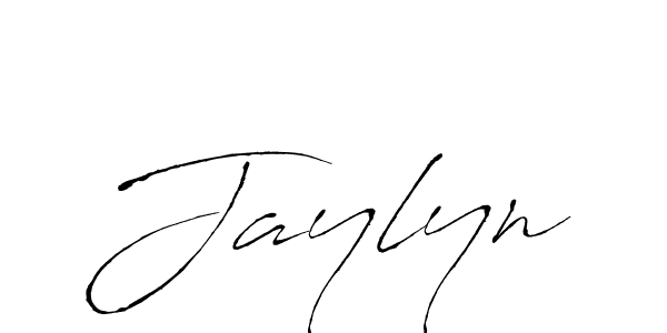 Design your own signature with our free online signature maker. With this signature software, you can create a handwritten (Antro_Vectra) signature for name Jaylyn. Jaylyn signature style 6 images and pictures png