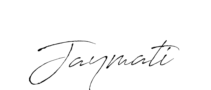 How to make Jaymati signature? Antro_Vectra is a professional autograph style. Create handwritten signature for Jaymati name. Jaymati signature style 6 images and pictures png