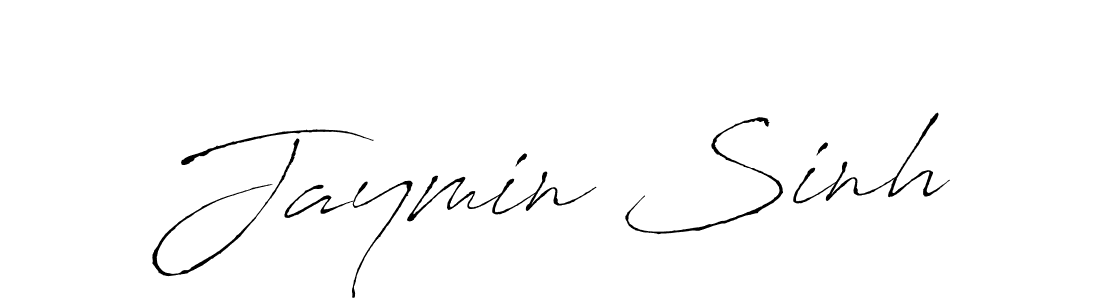 Design your own signature with our free online signature maker. With this signature software, you can create a handwritten (Antro_Vectra) signature for name Jaymin Sinh. Jaymin Sinh signature style 6 images and pictures png