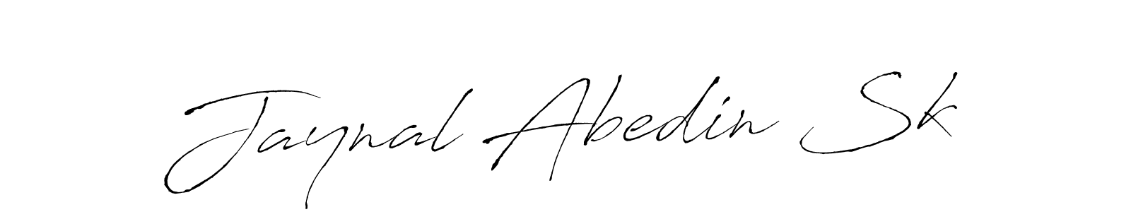 Jaynal Abedin Sk stylish signature style. Best Handwritten Sign (Antro_Vectra) for my name. Handwritten Signature Collection Ideas for my name Jaynal Abedin Sk. Jaynal Abedin Sk signature style 6 images and pictures png