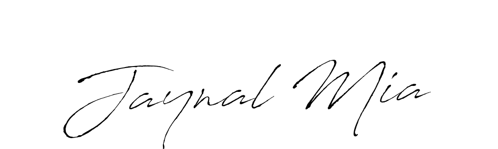 Use a signature maker to create a handwritten signature online. With this signature software, you can design (Antro_Vectra) your own signature for name Jaynal Mia. Jaynal Mia signature style 6 images and pictures png